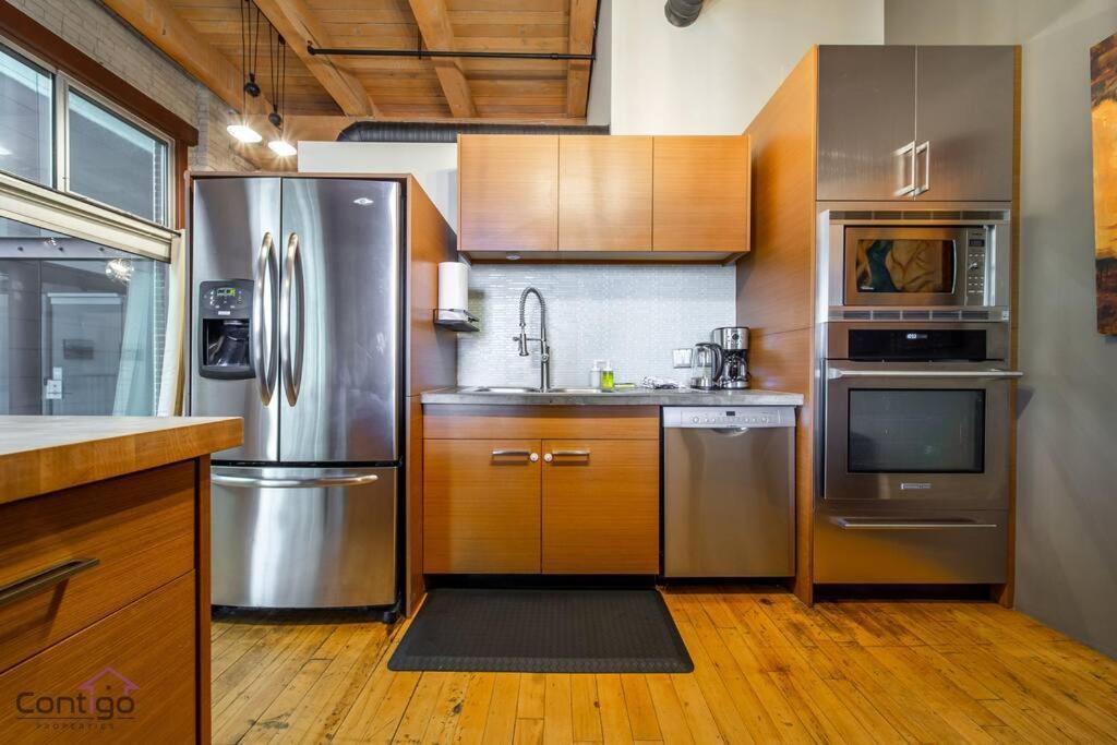 Historic Jd Loft, Near Ice District, Rogers Place, Ug Parking إيدمونتون المظهر الخارجي الصورة