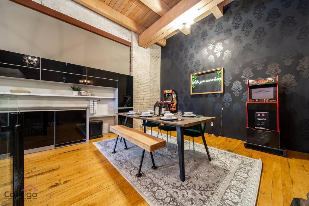 Historic Jd Loft, Near Ice District, Rogers Place, Ug Parking إيدمونتون المظهر الخارجي الصورة