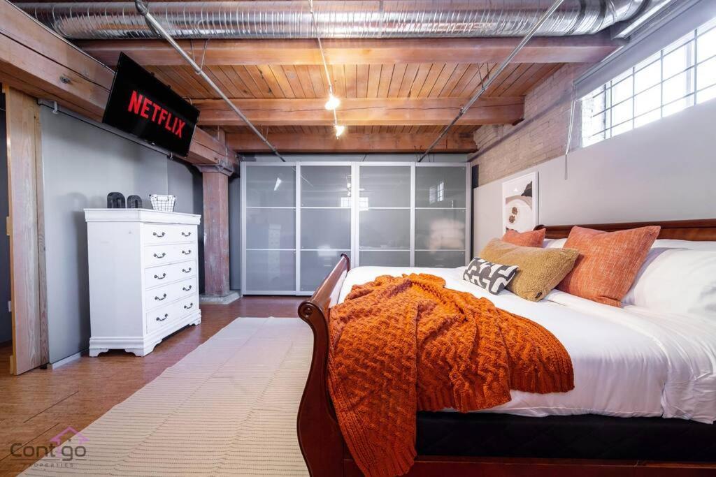 Historic Jd Loft, Near Ice District, Rogers Place, Ug Parking إيدمونتون المظهر الخارجي الصورة