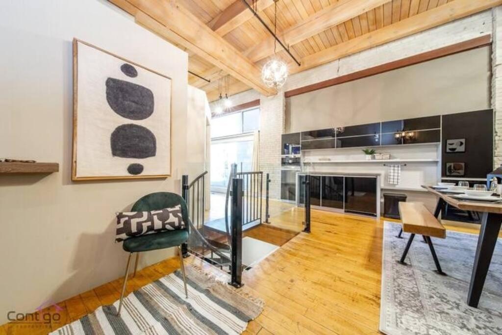 Historic Jd Loft, Near Ice District, Rogers Place, Ug Parking إيدمونتون المظهر الخارجي الصورة