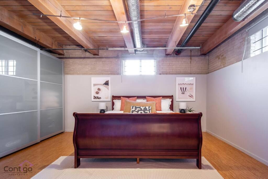 Historic Jd Loft, Near Ice District, Rogers Place, Ug Parking إيدمونتون المظهر الخارجي الصورة