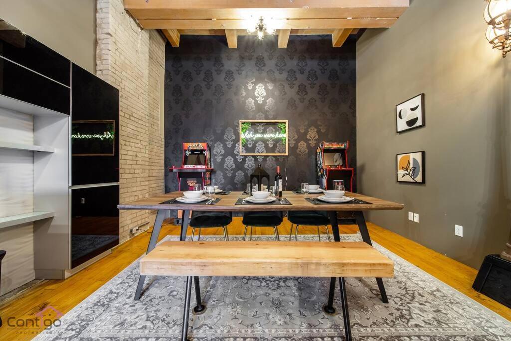 Historic Jd Loft, Near Ice District, Rogers Place, Ug Parking إيدمونتون المظهر الخارجي الصورة
